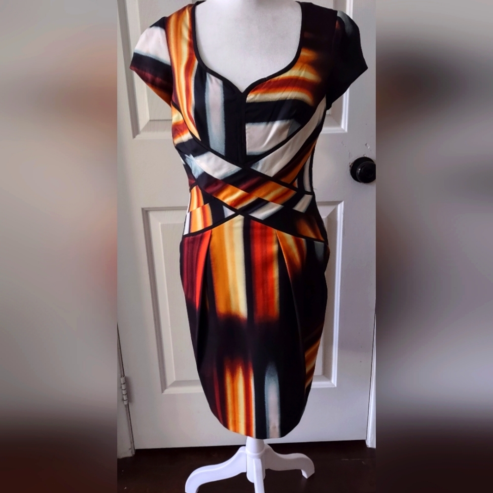 Multi Colored Bodycon Dress